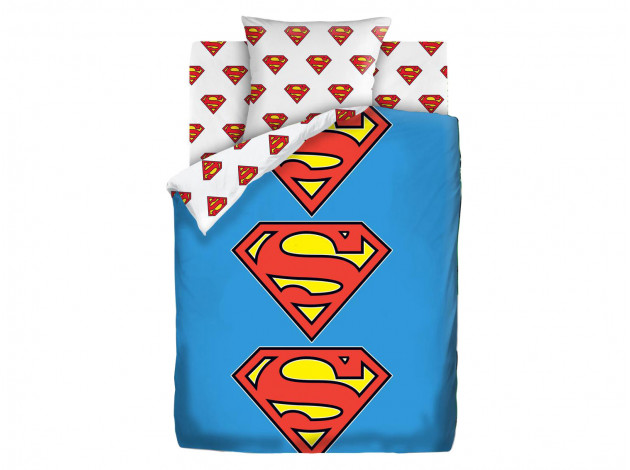 Детский комплект постельного белья КПБ "Супермен" Лого Супермен