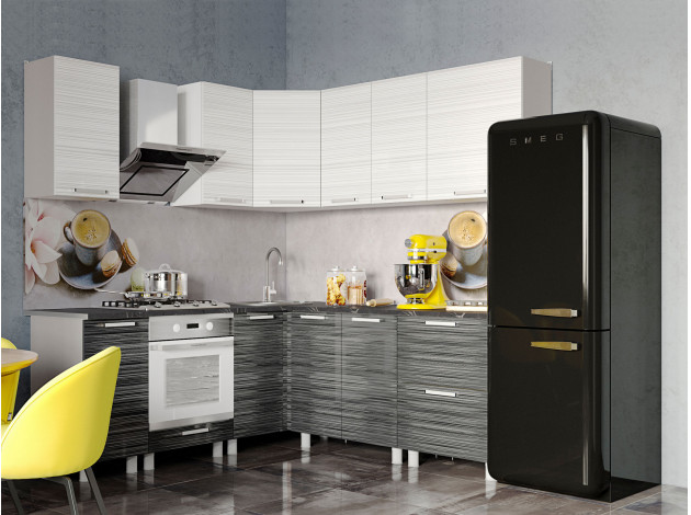Угловой кухонный гарнитур Кухня Титан угловая 200 х 200 см