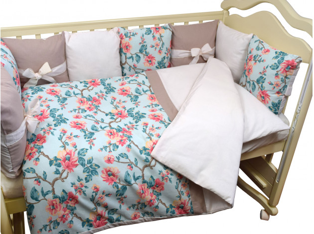 Комплект в кроватку Комплект детского постельного белья Чайная роза (универсальный) 5716