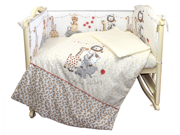 Комплект в кроватку Комплект детского постельного белья Вечеринка маленького жирафика (стандарт) 5131/4