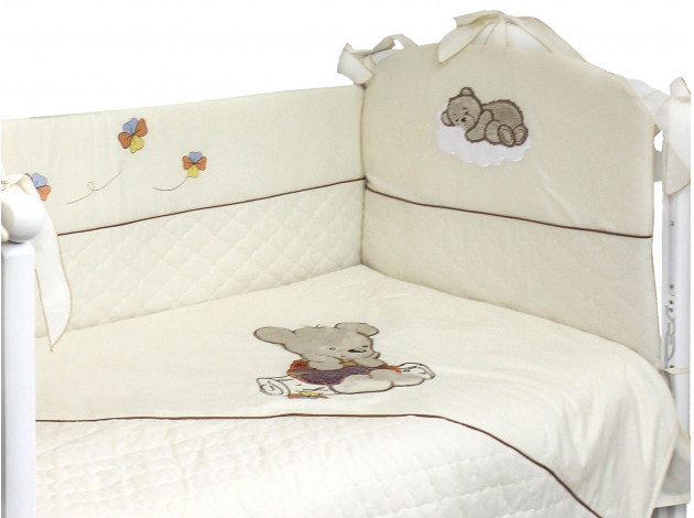 Комплект в кроватку Комплект детского постельного белья Мишутка на бревнышке (стандарт) 1573/5