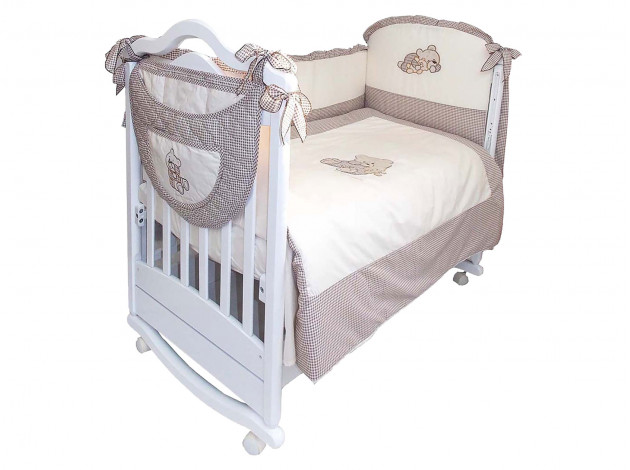 Комплект в кроватку Комплект детского постельного белья Мими (стандарт) 1137/6- капучино