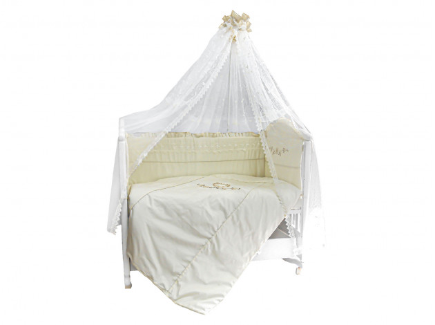 Комплект в кроватку Комплект детского постельного белья Франсуаза (стандарт) 1273-беж