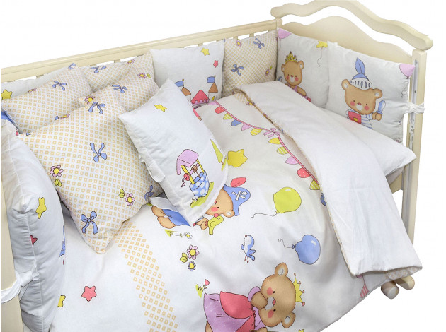 Комплект в кроватку Комплект детского постельного белья Рыцари и принцессы (стандарт) 5941
