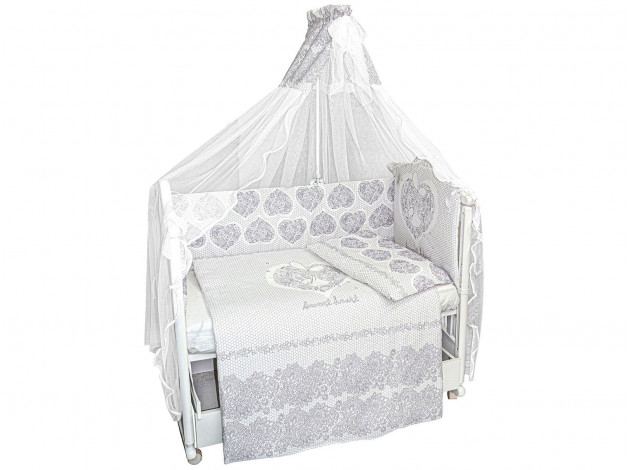 Комплект в кроватку Комплект детского постельного белья Ажурный без вышивки (стандарт) 5120