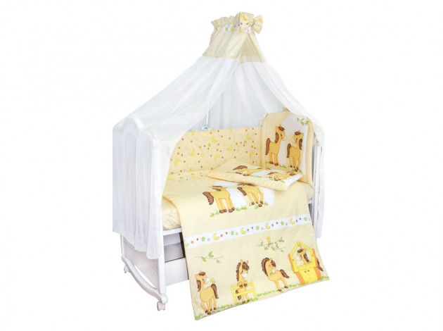 Комплект в кроватку Комплект детского постельного белья Лошадки (стандарт) 5123