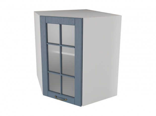 Кухонный модуль Шкаф угловой трапеция 1 дверь со стеклом 60 см Палермо