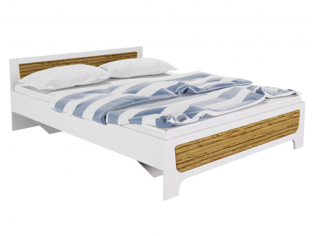 Двуспальная кровать Кровать Милана с основанием