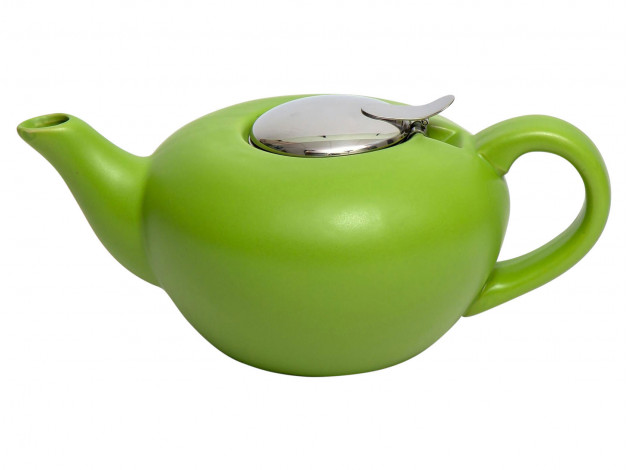 Заварочный чайник ФЕЛИЧИТА, чайник 1000мл с фильтром, МАТОВЫЙ, зеленый, цветная упаковка