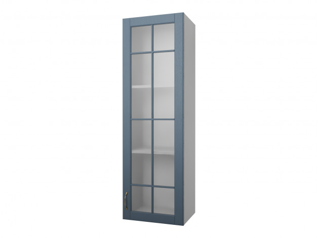 Кухонный модуль Полупенал навесной Н=130 см 1 дверь со стеклом 40 см Палермо