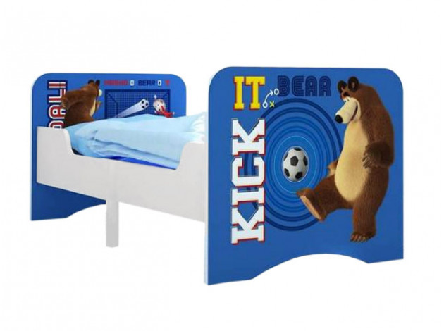 Детская кровать Polini kids Fun 3200 Маша и Медведь