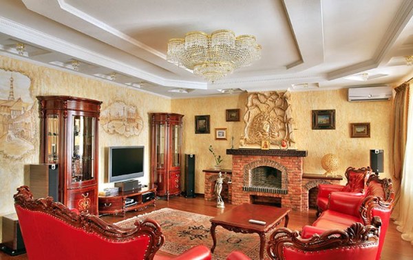 гостиная в стиле барокко