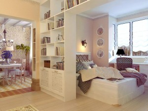 спальня-гостиная идеи дизайна