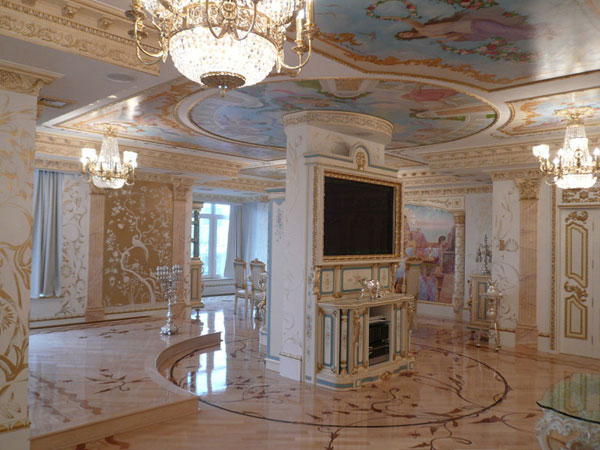 гостиная в стиле барокко